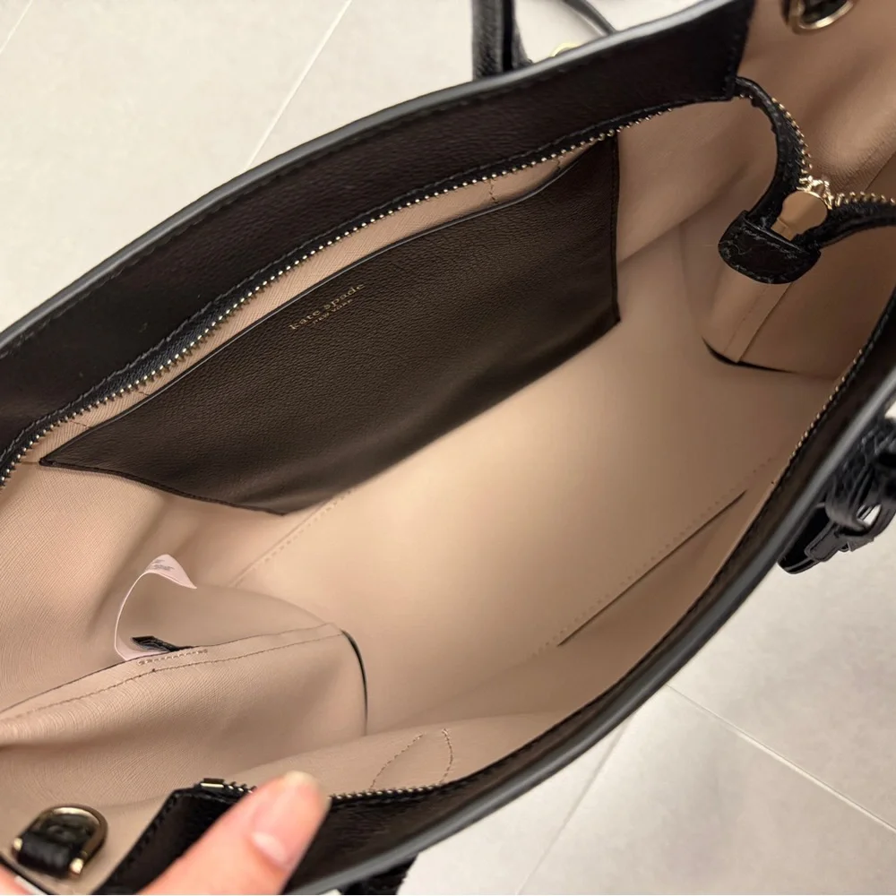 Kate Spade Black Pebbled Leather Satchel bag - Picture 6 of 14